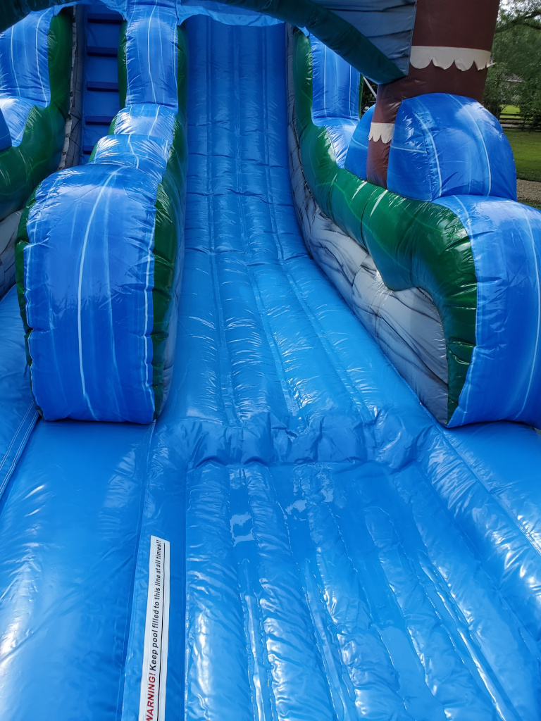 Blue Hurricane Water Slide Rental Best Jump LLC Mandeville, LA